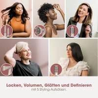 Flexible Lockenwickler Twist-Flex, 5 Stück, Groß, Schaumstoffweich Für Natürliche Locken