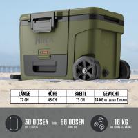 Ninja FrostVault 42 L Kühlbox mit Rädern | Kühlbox Olivegrün