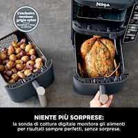 2pcs Cestino per Friggitrice ad Aria in Silicone, Reusable Silicone Pot