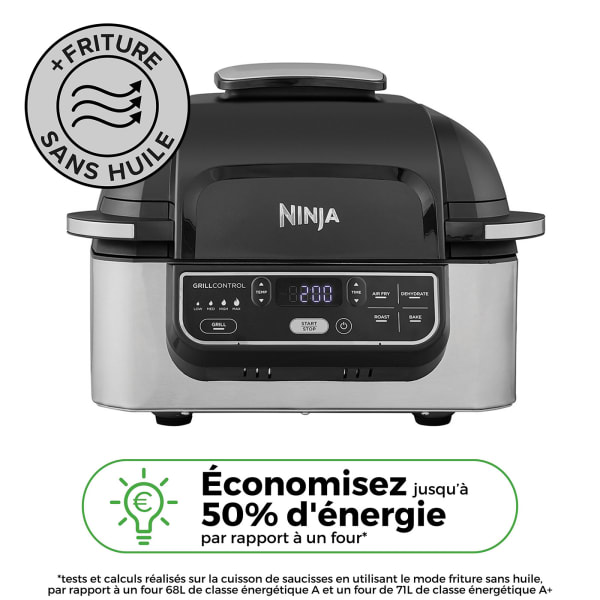 230€ sur Ninja - foodi max ag551eu - grill d'intérieur - 6 modes de cuisson  - thermosonde digitale - Grille-viande - Achat & prix