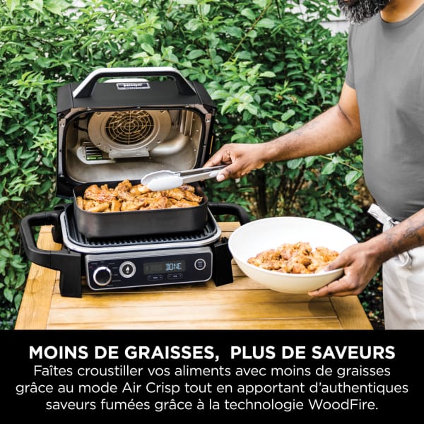 Pelle à granulés pour Barbecue électrique et Fumoir Ninja Woodfire