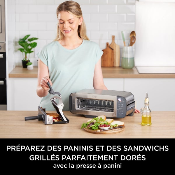 Grille-pain 3-en-1 Inox Ninja Foodi ST202EU - favorable à acheter