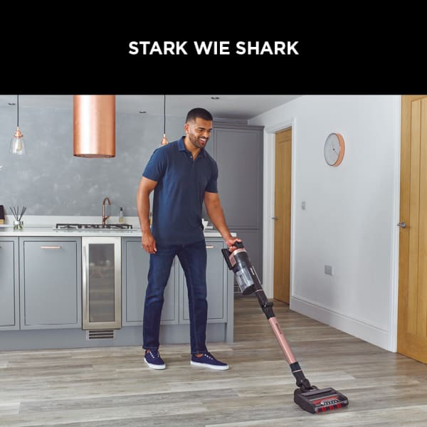 Shark Stratos IZ400EU Aspirateur sans fil PowerFins Plus, 60 min  d'autonomie, anti-cheveux & CleanSense IQ sans fil, embouts joints et  multi-surfaces, or rose/anthracite : : Cuisine et maison