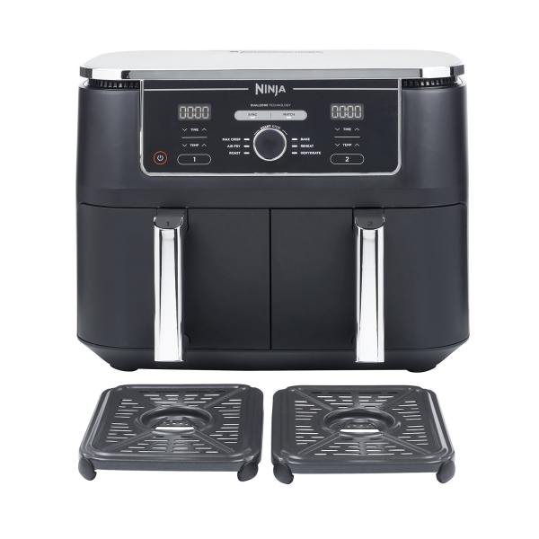 Ninja Foodi MAX Dual Zone AF400EU 9.5 L silver/black hot air fryer