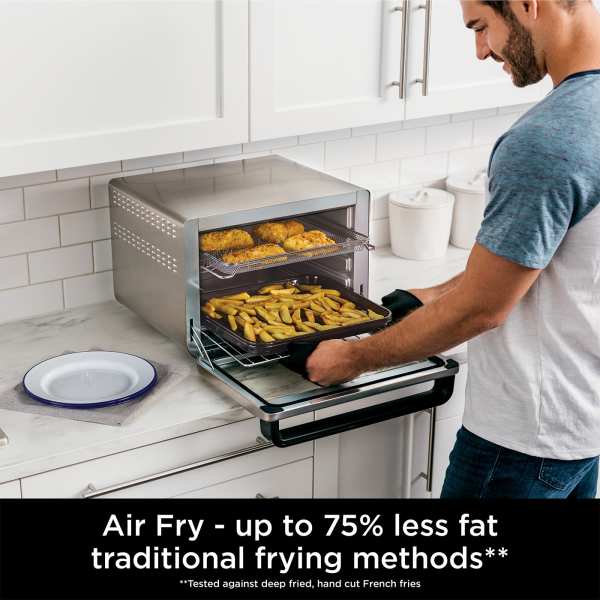 Air fryer toaster oven folds up best sale