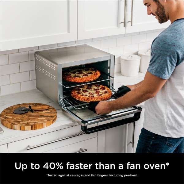 Ninja Foodi 10-in-1 Multifunction Oven [DT200UK] Mini Oven, Countertop Oven,  Air Fry, Pizz