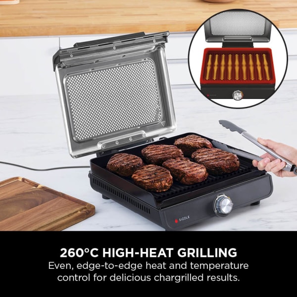 Ninja Sizzle Indoor Grill Flat Plate GR101UK