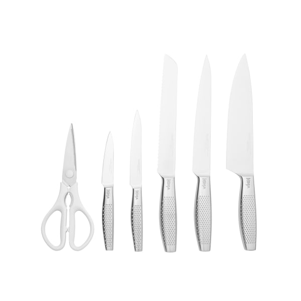 White kitchen knife set 2025