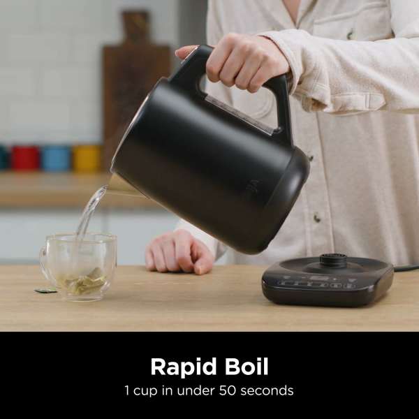 Ninja Black Kettle KT200UK Rapid Boil Temperature Control