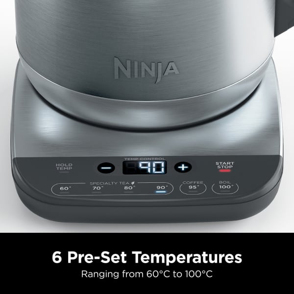 Ninja Black Perfect Temperature Kettle - Rapid Boil - 1st Oct – The  Giveaway Guys