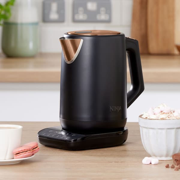 Grey and copper clearance kettle