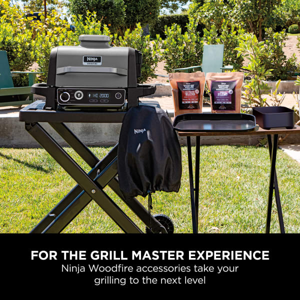 Ninja Woodfire Electric BBQ Grill Stand Black - XSKGRLLSTDEUK