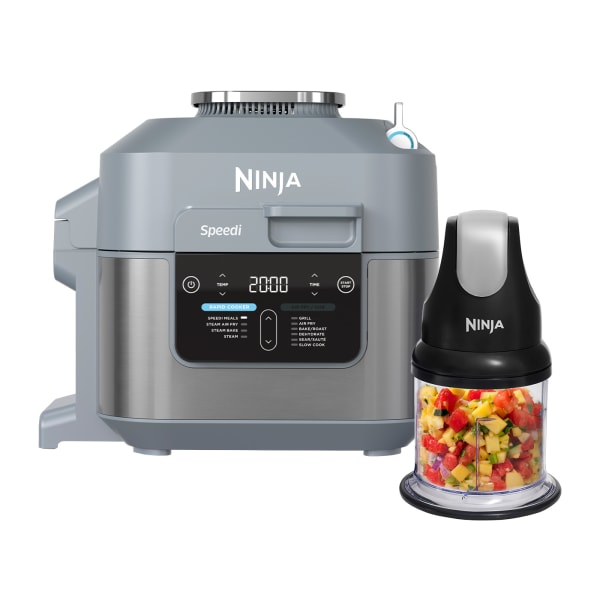 Ninja Speedi 10 in 1 Rapid Cooker and Air Fryer with Stackable Chopper Exclusive Bundle Ninja Cooking