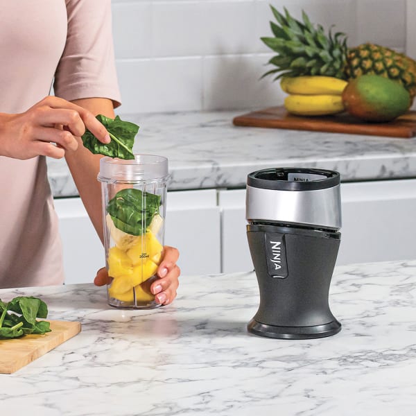 Ninja QB3001UKS Smoothie Maker, Black/Silver