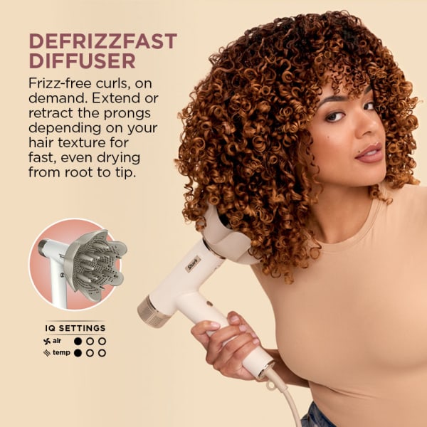 Hair diffuser discount and dryer