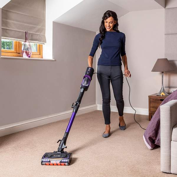 Shark HZ500UK Anti Hair Wrap Corded Stick Vacuum Cleaner with Flexology -  Purple, Shark, null