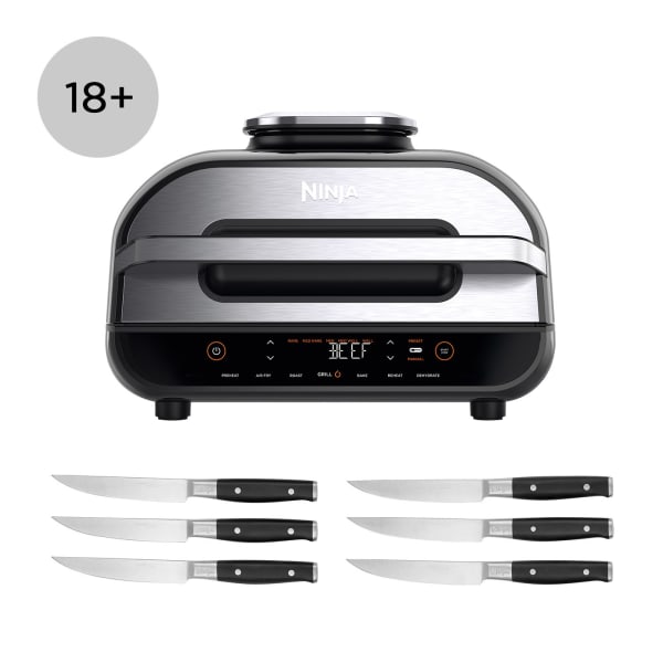 Ninja IG601 Foodi XL 7-in-1 Indoor Grill Combo, Air Fry, Dehydrate & More -  USED 622356575751