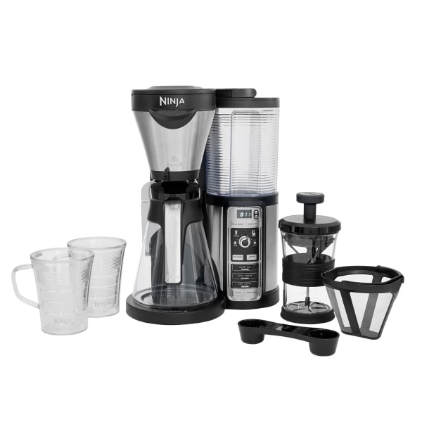 Ninja CF060UK Coffee Bar Auto-iQ Brewer with Glass Carafe – 220