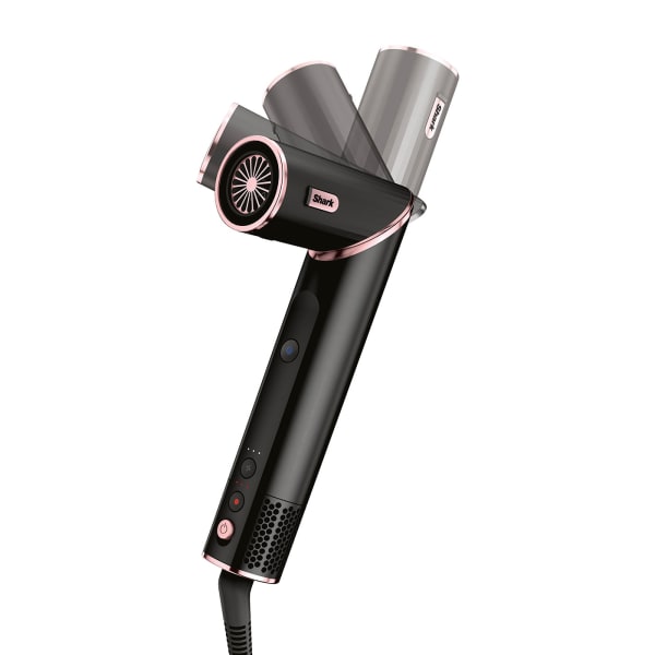 Shark FlexStyle 5-in-1 Air Styler & Hair Dryer with Storage Case -  Black/Rose Gold [HD440UK]