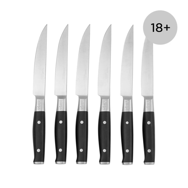 Ninja Foodi NeverDull System Premium 6-Piece Steak Knife Set