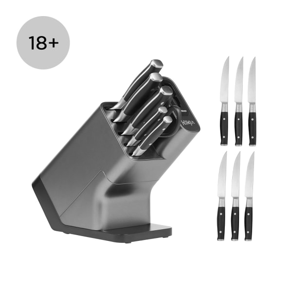 Kitchen knives with block discount