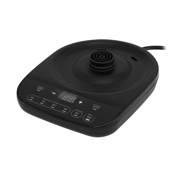 Electric kettle base outlet