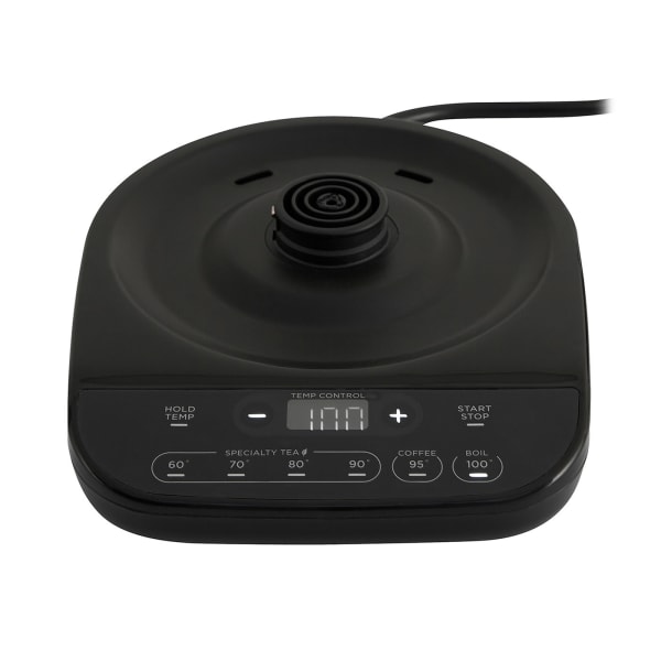 Electric kettle with base clearance