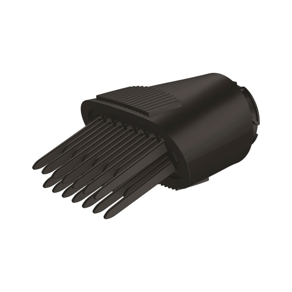 Hair dryer comb attachment top