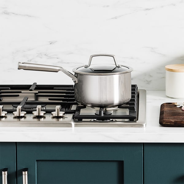 Juego de utensilios de cocina – 15 piezas de uso con cualquier estufa u  horno, juego de utensilios de cocina antiadherentes de acero inoxidable
