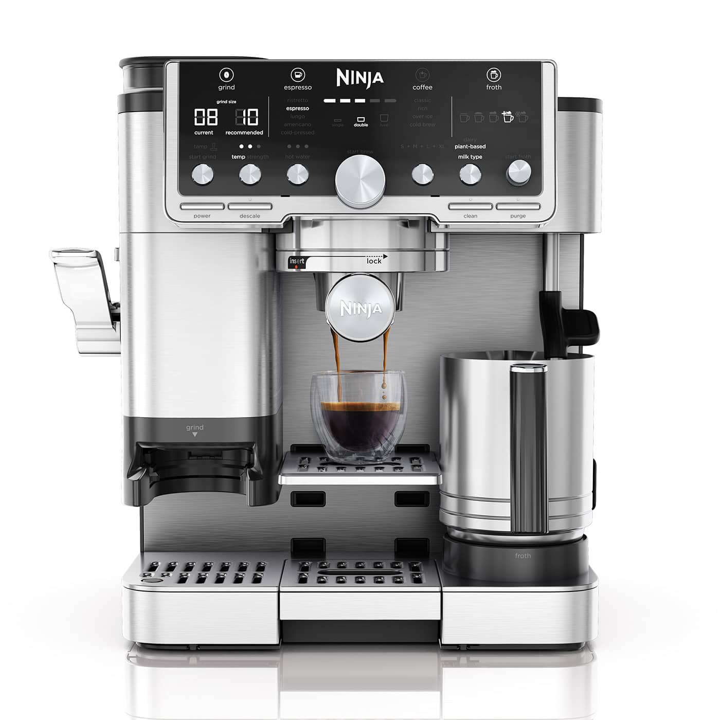 Ninja Luxe Pro 3-in-1 Bean to Cup Coffee Machine ES701UK