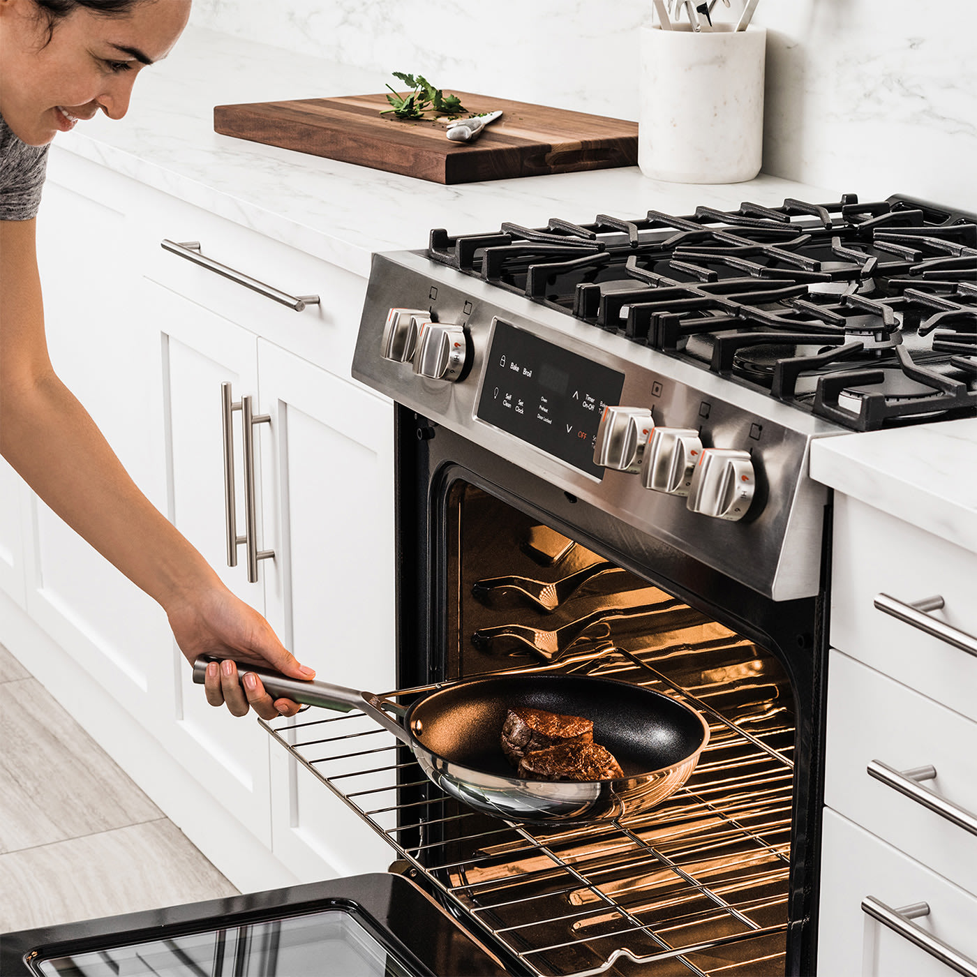 Cook using little to no oil