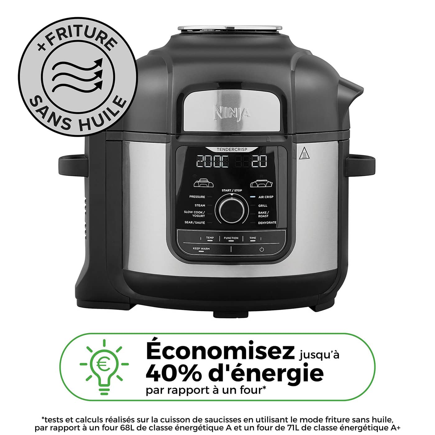 Multicuiseur Ninja Foodi MAX OP500EU, 9-en-1, 7,5 L Reconditionné | État excellent photo du produit