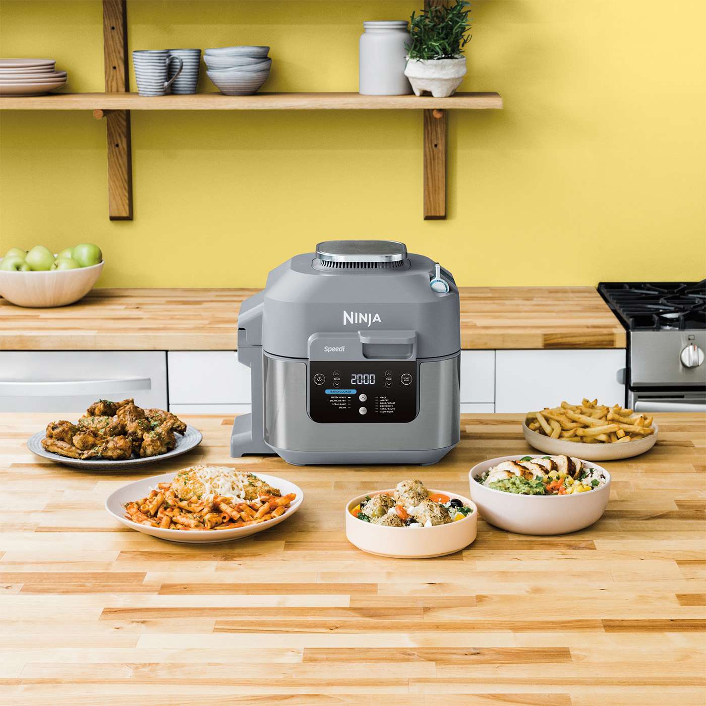 Ninja Speedi tiene 10 funciones de cocinado incluidos