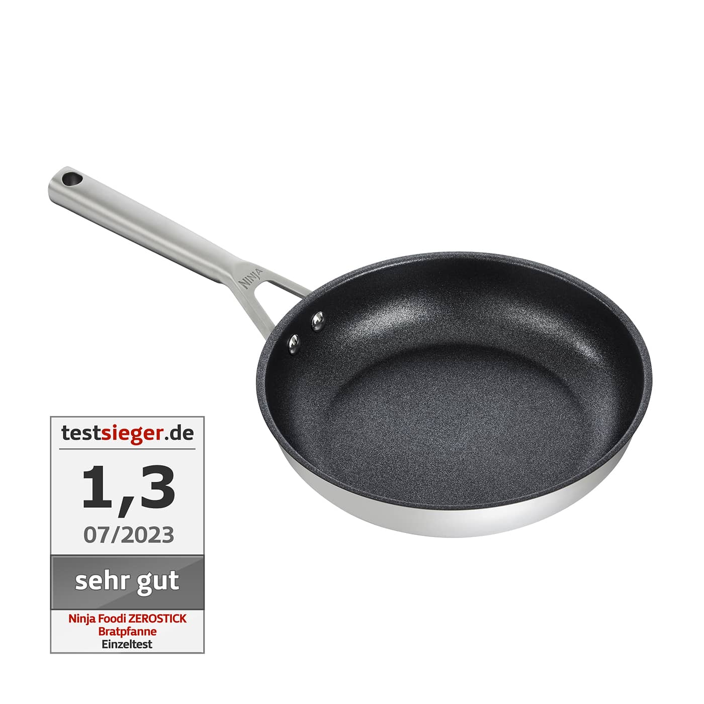 Ninja Foodi ZEROSTICK Edelstahl-Bratpfanne 24 cm - C60024EU Produktbild