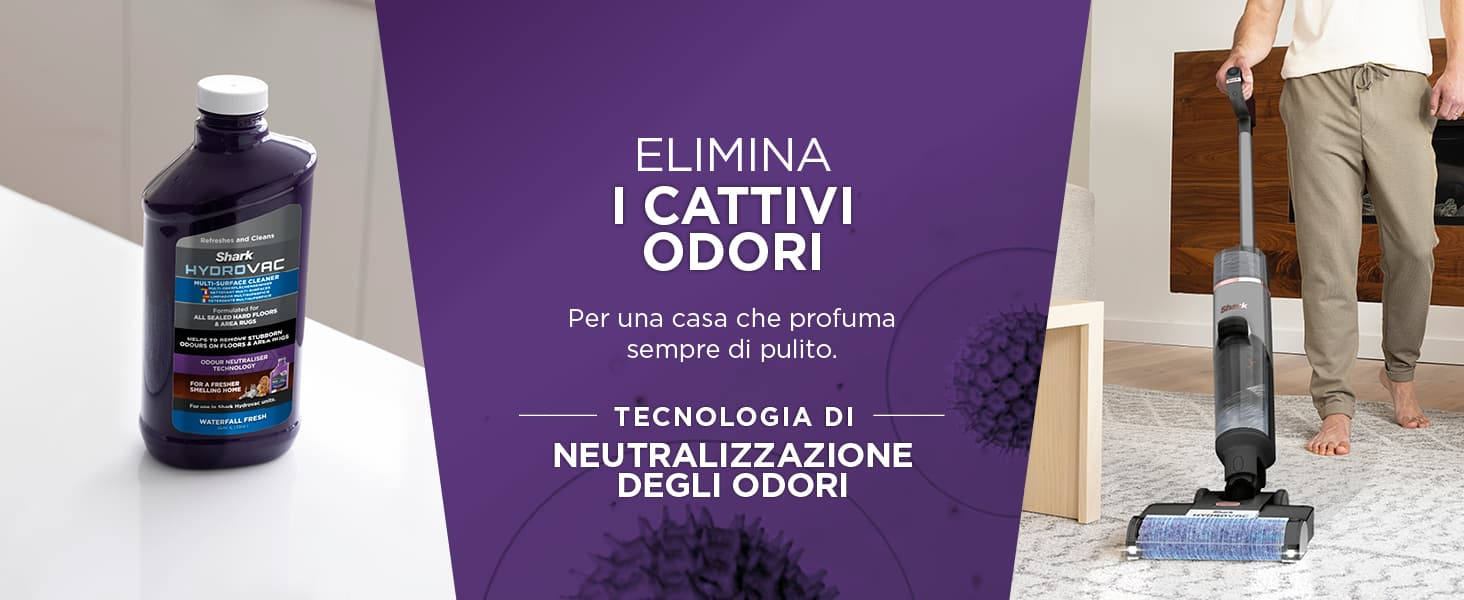 Elimina i cattivi odori