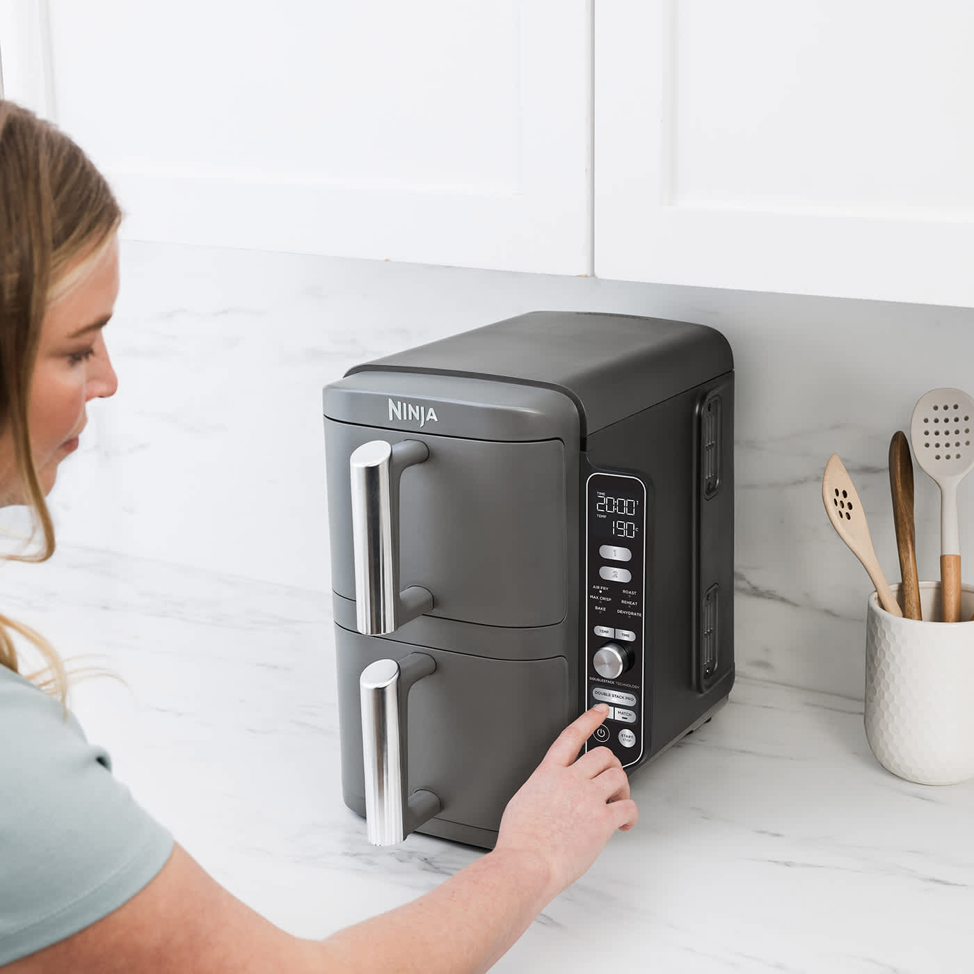 Image of Double Stacked Air Fryer SL400UK