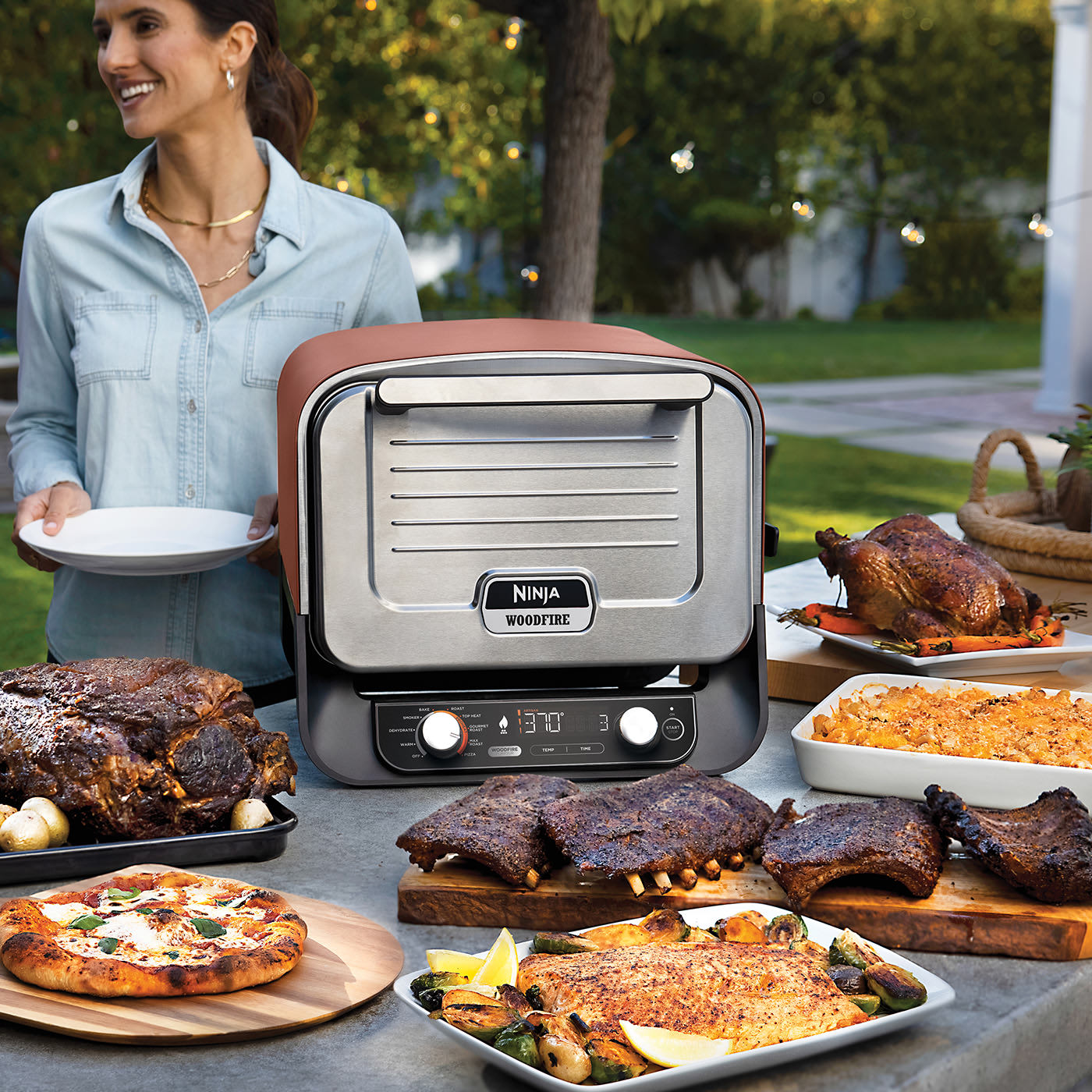 Fyr opp for god smak, velg Woodfire Technology