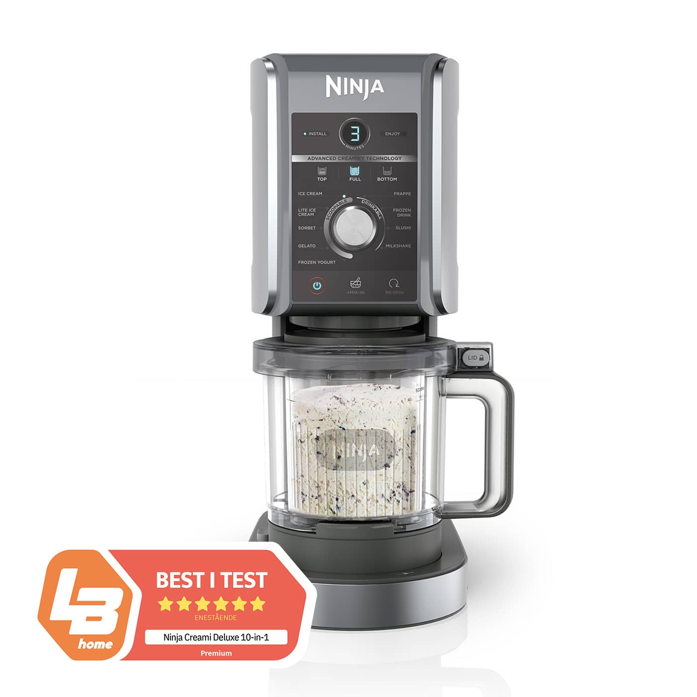 Ninja CREAMi Deluxe 10-i-1 iskremmaskin NC501EU produktbilde