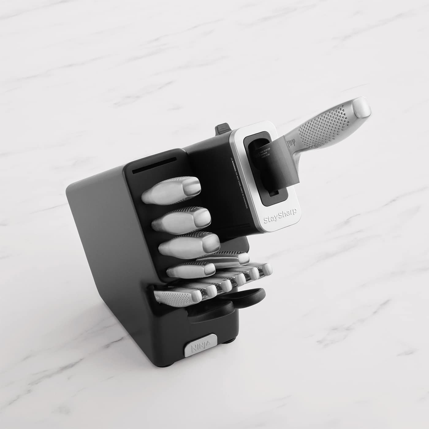 Built-in sharpener