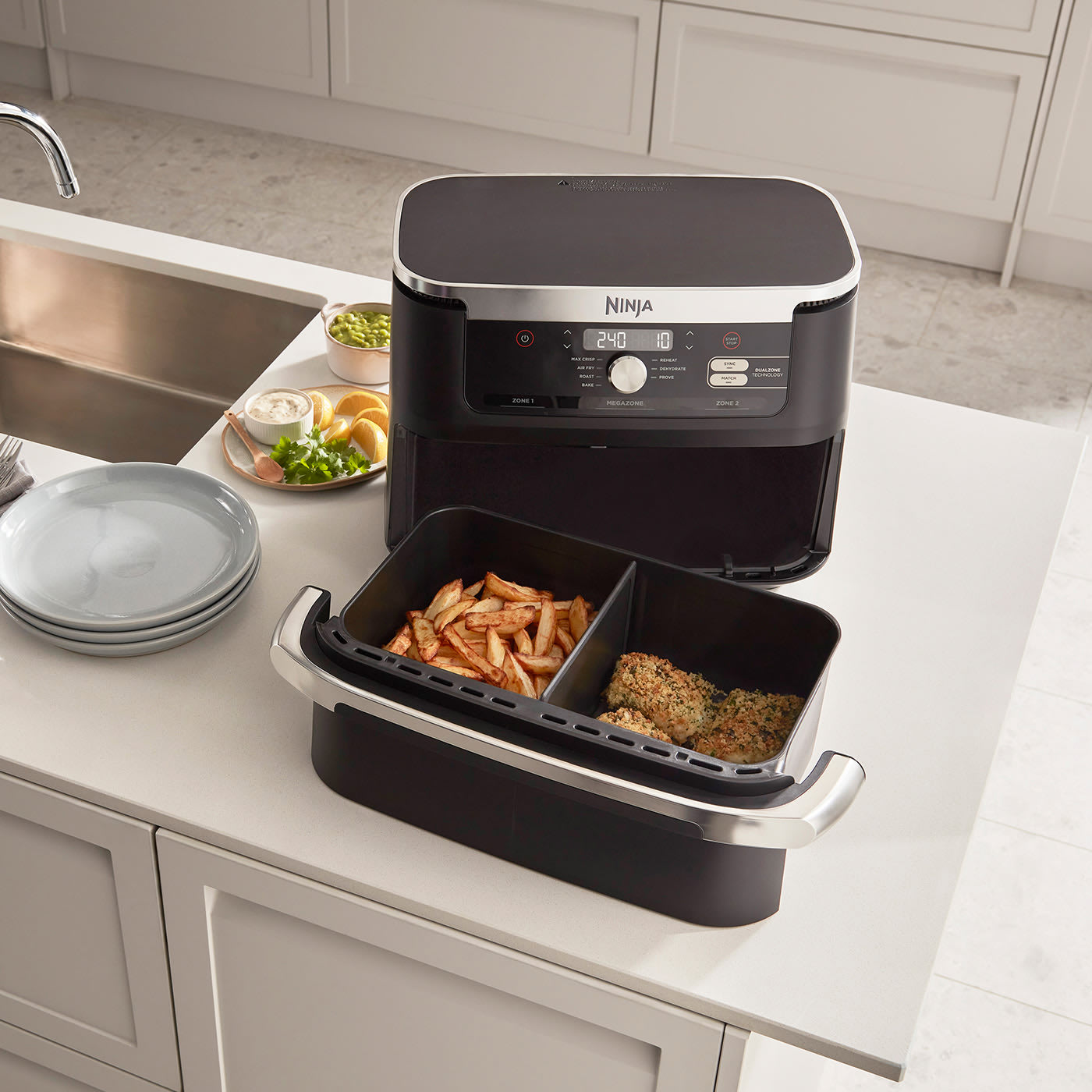 ... lub utwórz dodatkową przestrzeń do gotowania ... lub utwórz dodatkową przestrzeń do gotowania