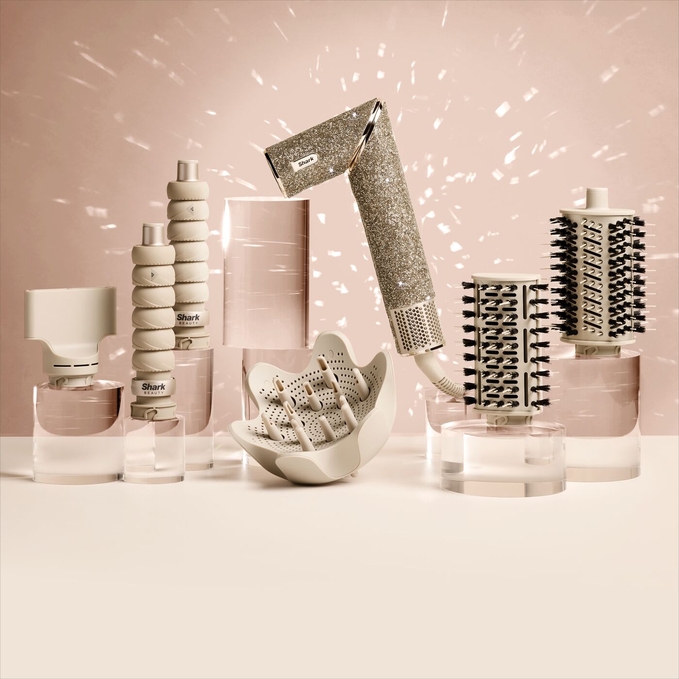 Shark Pushpins Gold Finish - Set Of 10 Handcrafted Pewter Thumbtacks For Corkboards