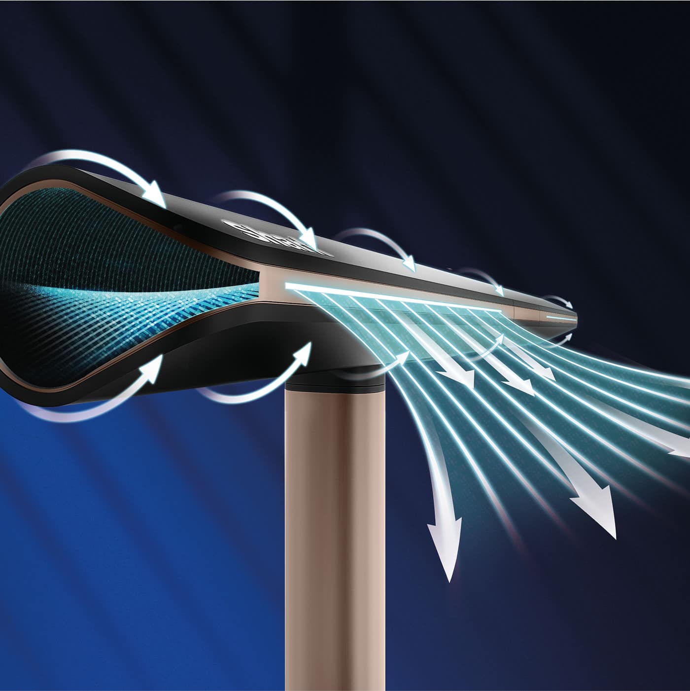 Image of Shark Turbo Blade Fan - Bladeless cooling