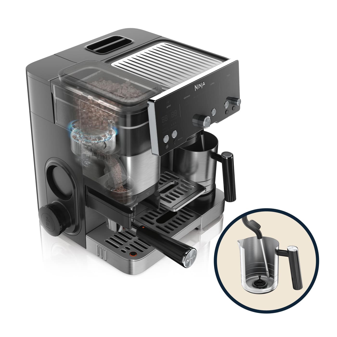 Image of Ninja Luxe Coffee Machine Integrated tools