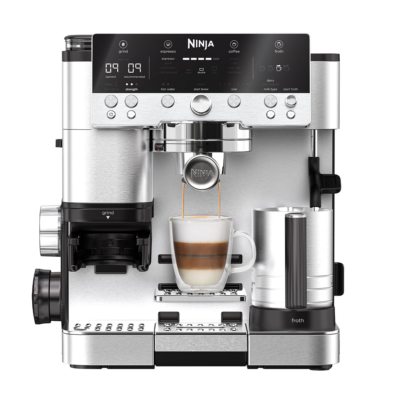 Cafetera Expresso 3 en 1 Ninja Luxe Café Premier ES601EU product photo