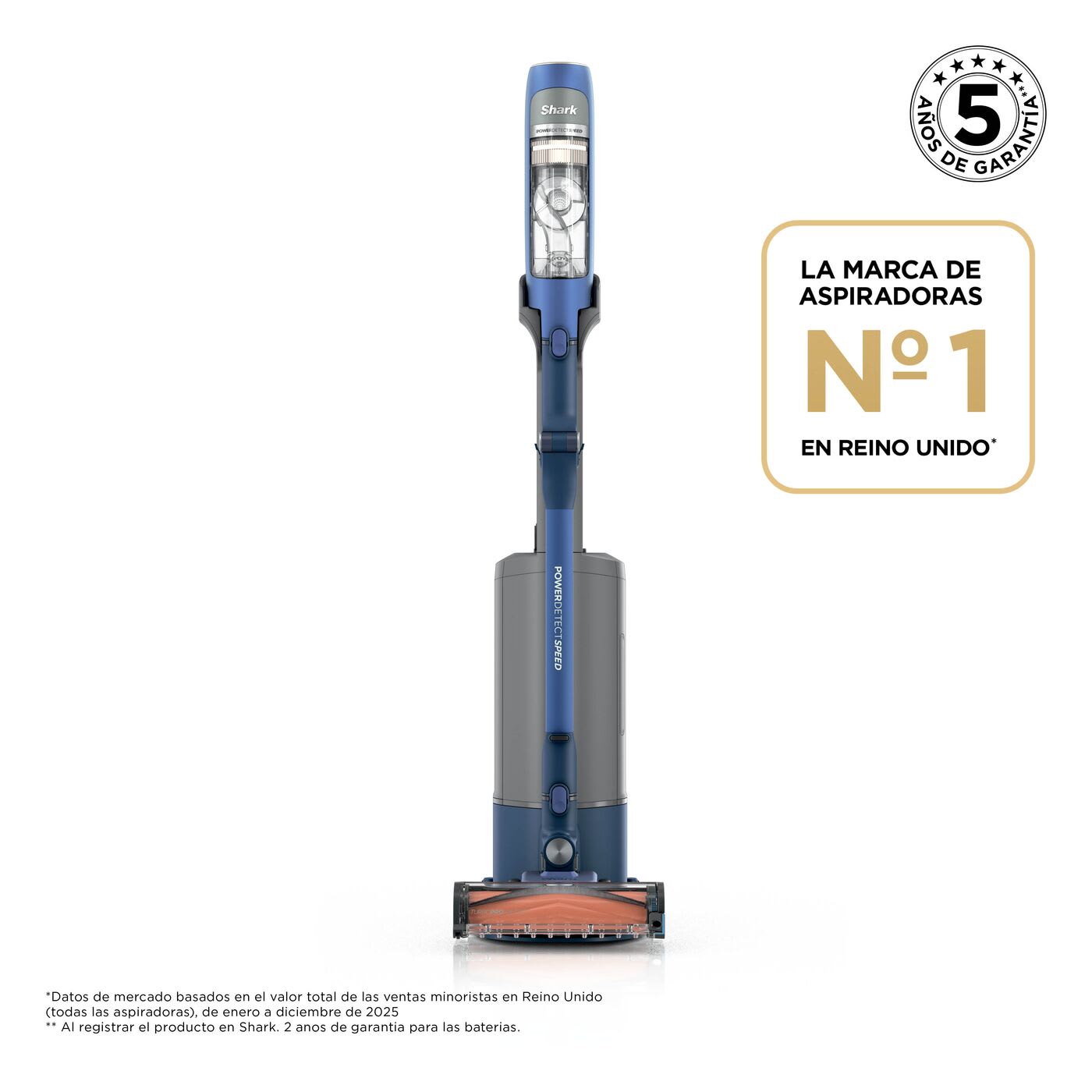 Aspiradora sin cable con vaciado autom&aacute;tico Shark PowerDetect Speed Pet Pro Clean & Empty IA3241EUT product photo