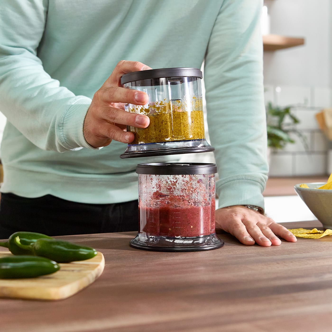 Chop, Mince, and Puree in Seconds with Crank Chop - Say Goodbye to Bulky  Food Processors!