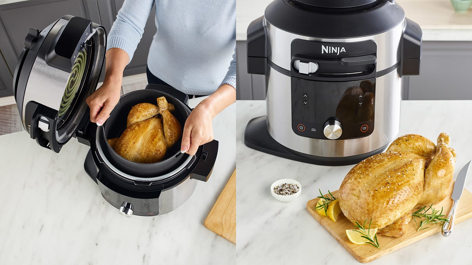 Ninja SmartLid 14-in-1 Electric Cooker (7.5 L) with Air Fryer (include –  Pino & Jacaranda