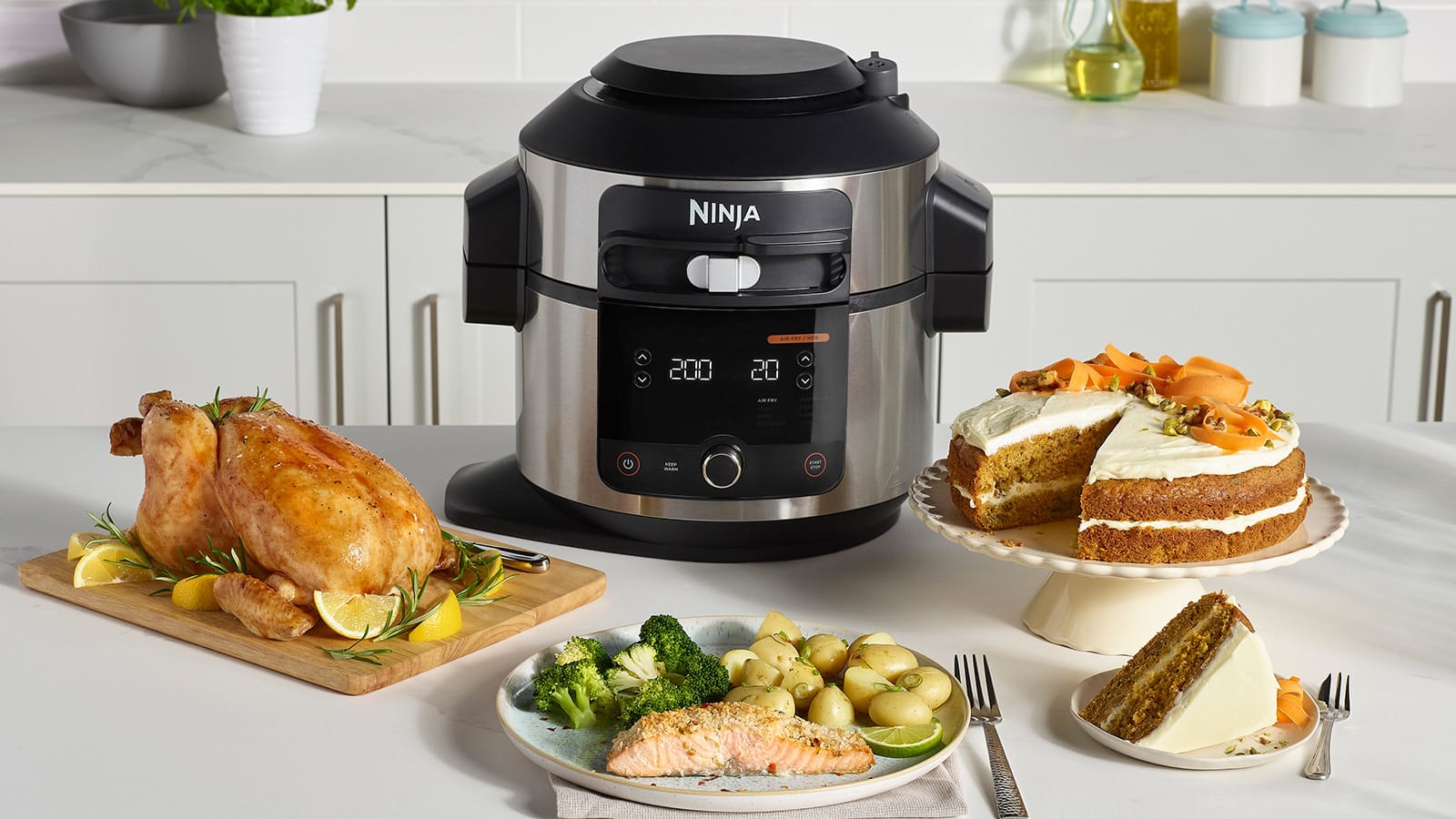 OL750EU OLLA ELÉCTRICA MULTIFUNCIÓN 7,5L SMARTLID MULTI COOKER NINJA FOODI  MAX