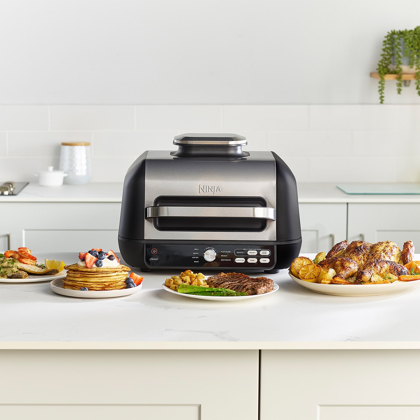 Parrilla Ninja 7 en 1, con Plancha y Air Fryer (AG651EU)