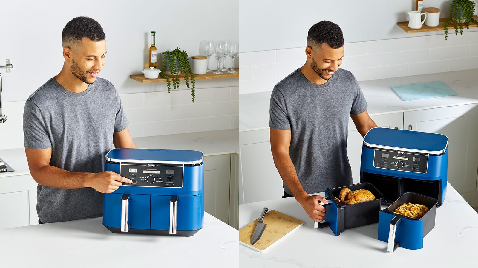 Ninja Foodi Dual Zone Air Fryer | Black Friday Exclusive - AF400UKDB